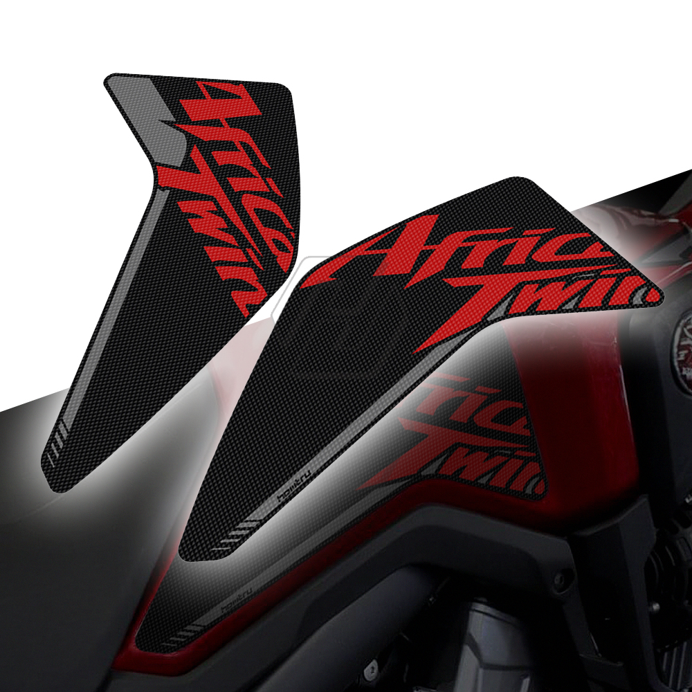 Para honda africa twin adv 2016-2022 motocicleta accessorie lado tanque almofada de proteção aderência no joelho tração