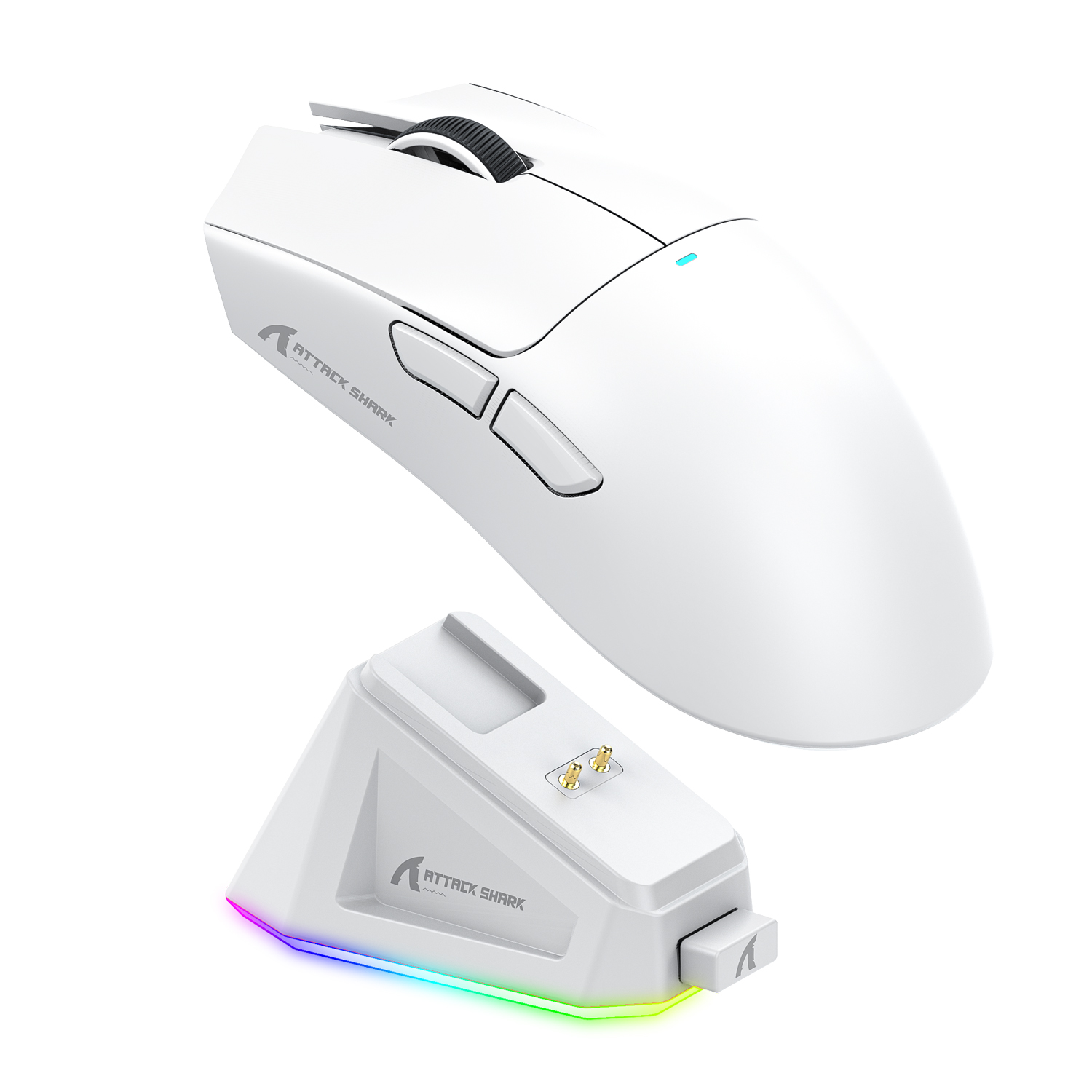 ATTACK SHARK X11 トリモード ワイヤレスマウス 2.4G Bluetooth 有線接続 プログラム可能 RGB 超軽量 人間工学に基づいた コンピューターゲーミングマウス