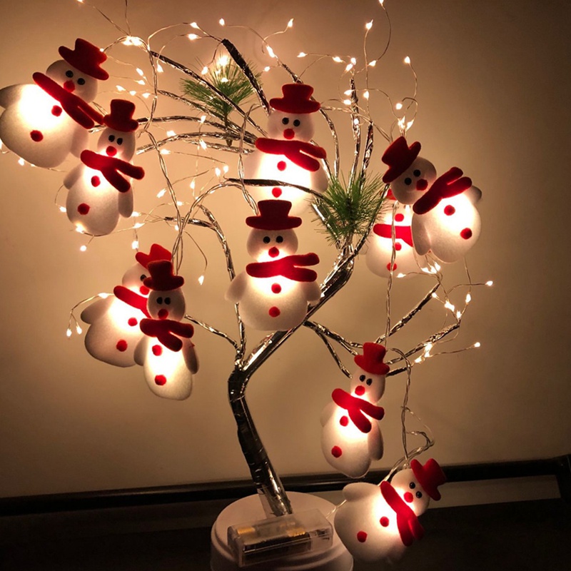 Hanging Snowman Christmas Tree Decor, Guirlanda de luzes, ornamentos, decorações para casa, ano novo