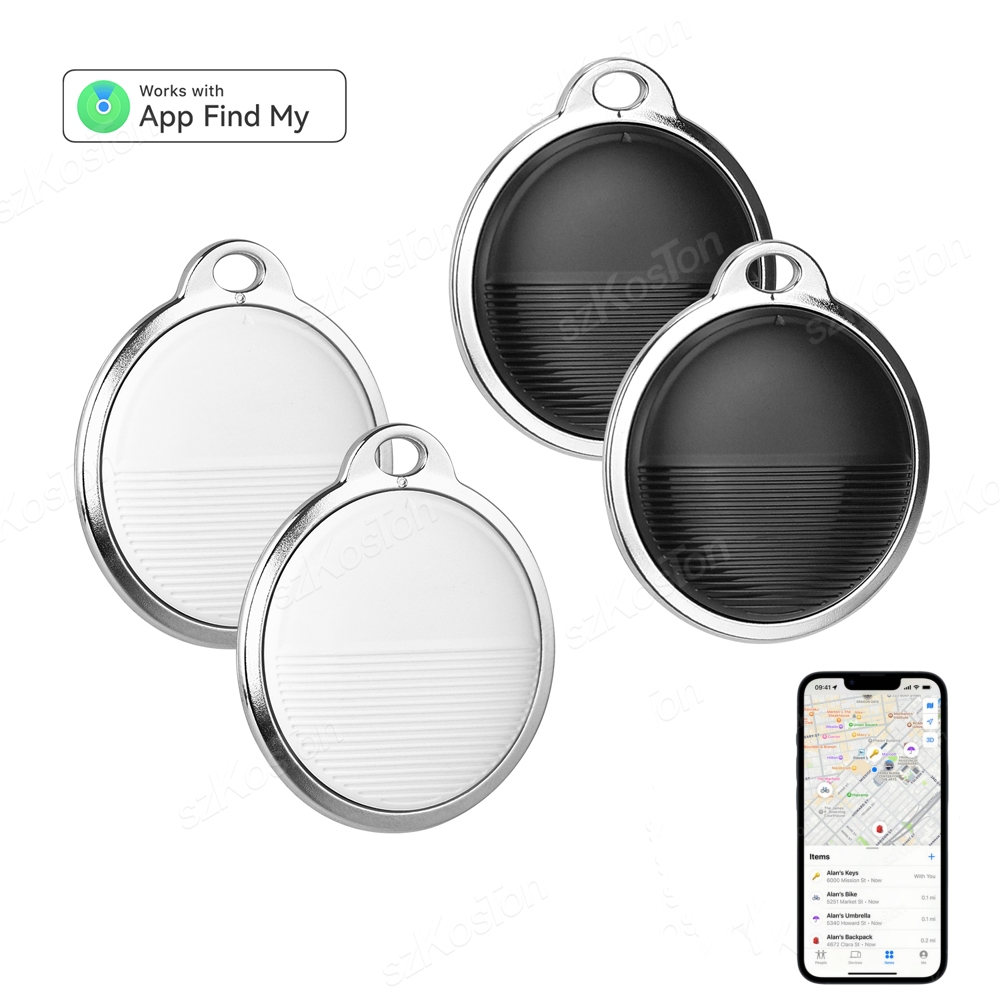 Traceur GPS intelligent pour IOS, Mini localisateur GPS compatible Bluetooth, portefeuille, détecteur de clé, dispositif Anti-perte, fonctionne avec trouver mon application