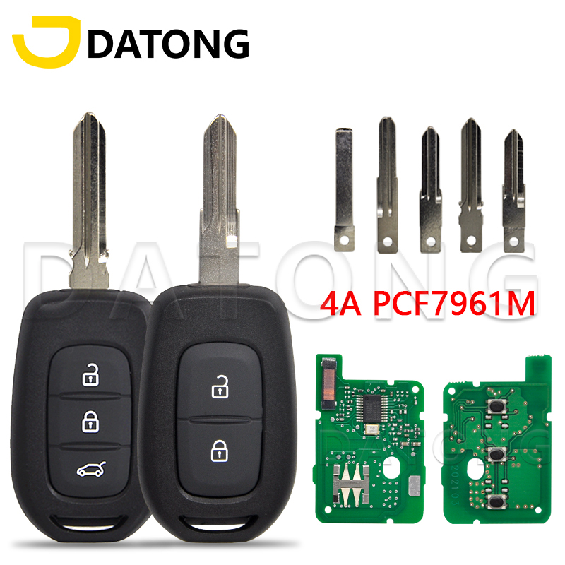 Datong World 4A Chip 433MHz Samochodowy zdalny inteligentny kluczyk do Renault Duster Clio4 Sandero Master3 Symbol Trafic Dacia Logan Lodgy Dokker