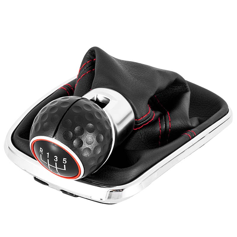 รถใหม่ 5/6 ความเร็ว 12 มม.เกียร์ SHIFT KNOB LEVER Shifter Gaiter BOOT สําหรับ Volkswagen VW Golf Bora Jetta GTi MK4 อุปกรณ์ตกแต่งภายใน
