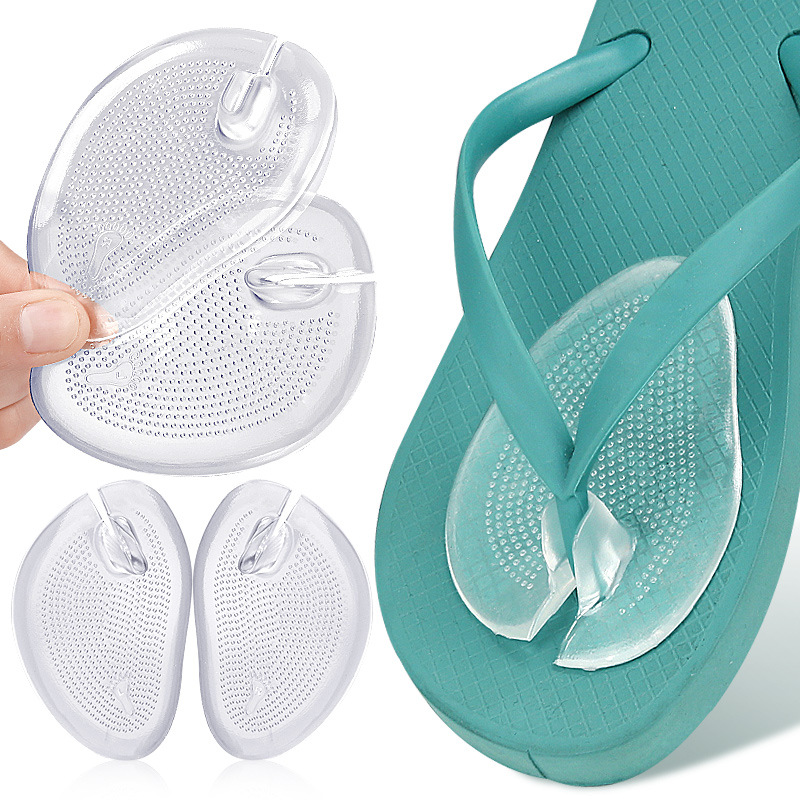 Siliconen voetpads voor de voorvoet, flip-flop pads, voetverzorgingsmassagepads, antislip kussentjes