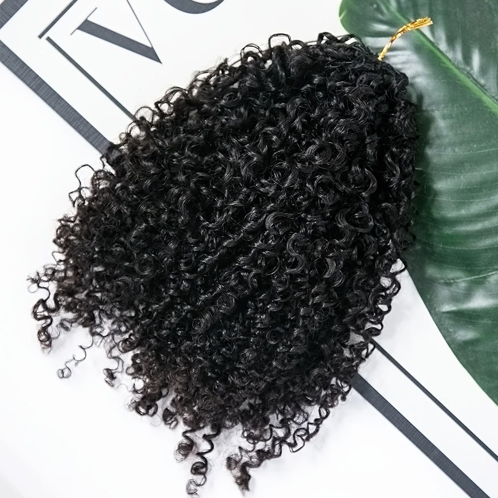 Накладные волосы Smilegirl Kinky Curly Feather Crochet: натуральные, невидимые, микрокудрявые, в стиле бохо, для женщин