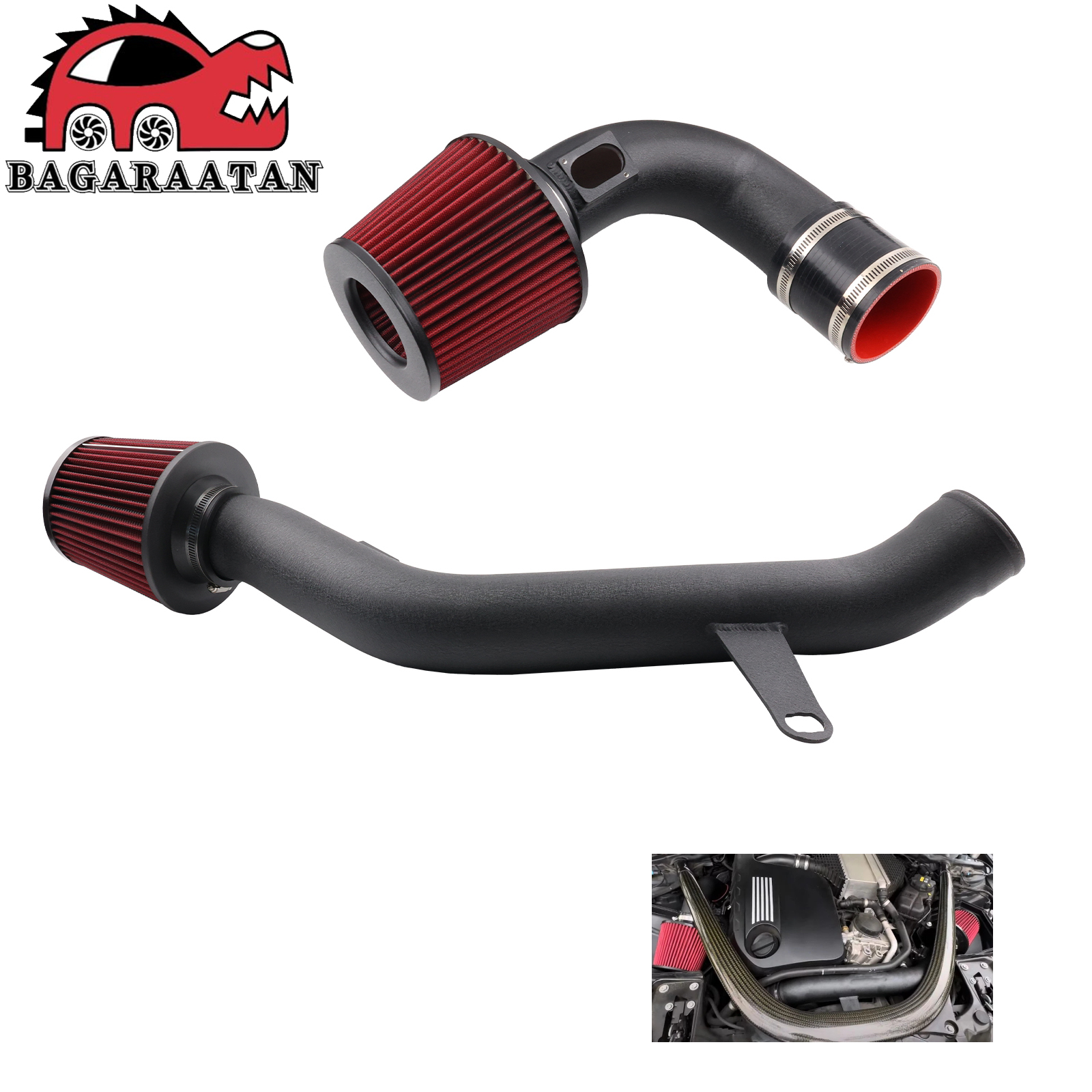 Zestaw wlotu powietrza na zimno BMW z podwójnymi odwróconymi filtrami do modeli 2015-2020 F82, F83 M4, GTS F87 M2 Competition F80 M3