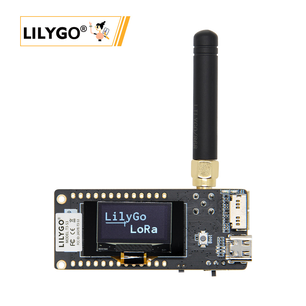 LILYGO ®   T3S3 ESP32-S3 Papan Dev Modul LoRa LR1121 SX1280 SX1262 SX1276 WiFi Bluetooth Display T3S3 MVSRS Komunikasi Suara
