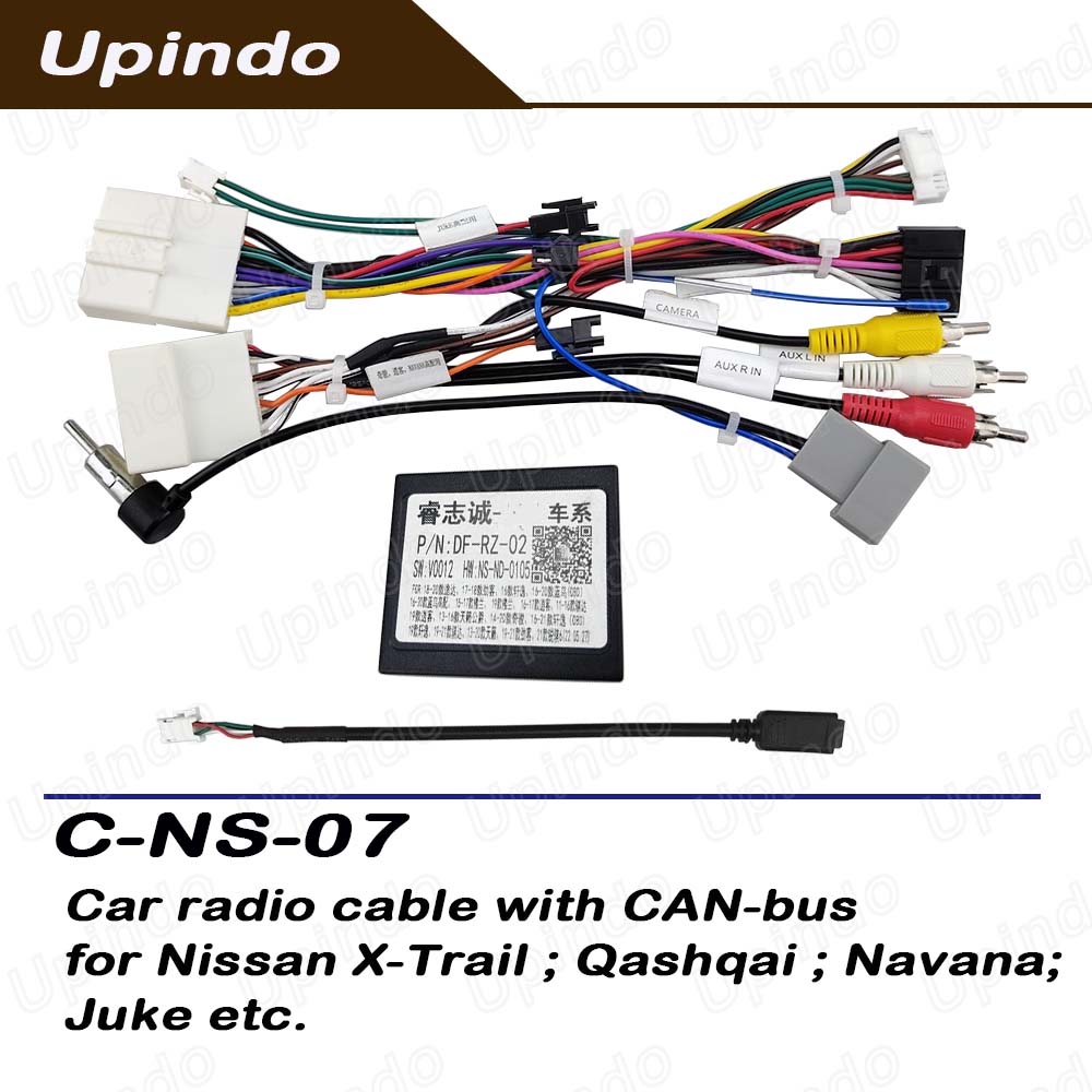 Câble radio Android avec CAN-Bus pour Nissan X-Trail Qashqai Juke Navana 2016+ |   Adaptateur de faisceau de câbles