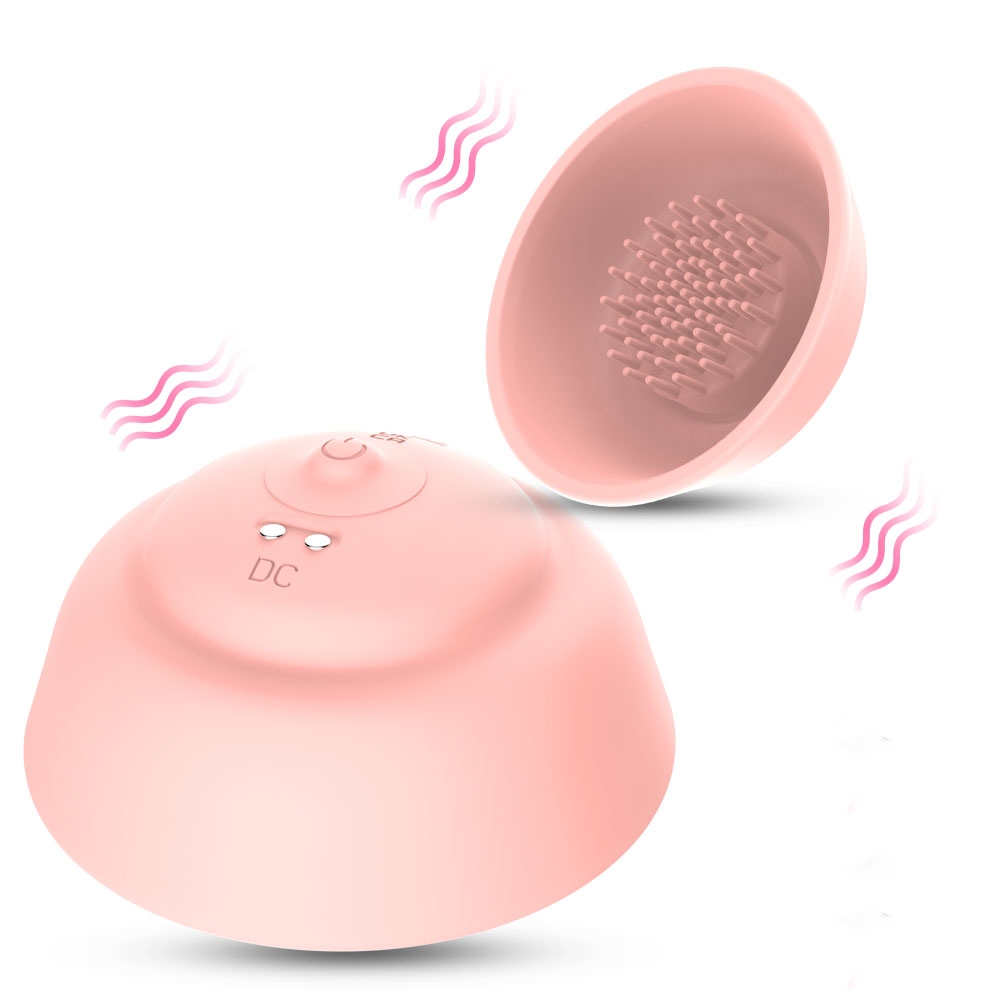 Erwachsenen-Sexspielzeug Tragbarer Brust-Vibrationsmassager mit 10 Vibrationsmodi Fernbedienung Nippelstimulator Weiblicher Masturbator