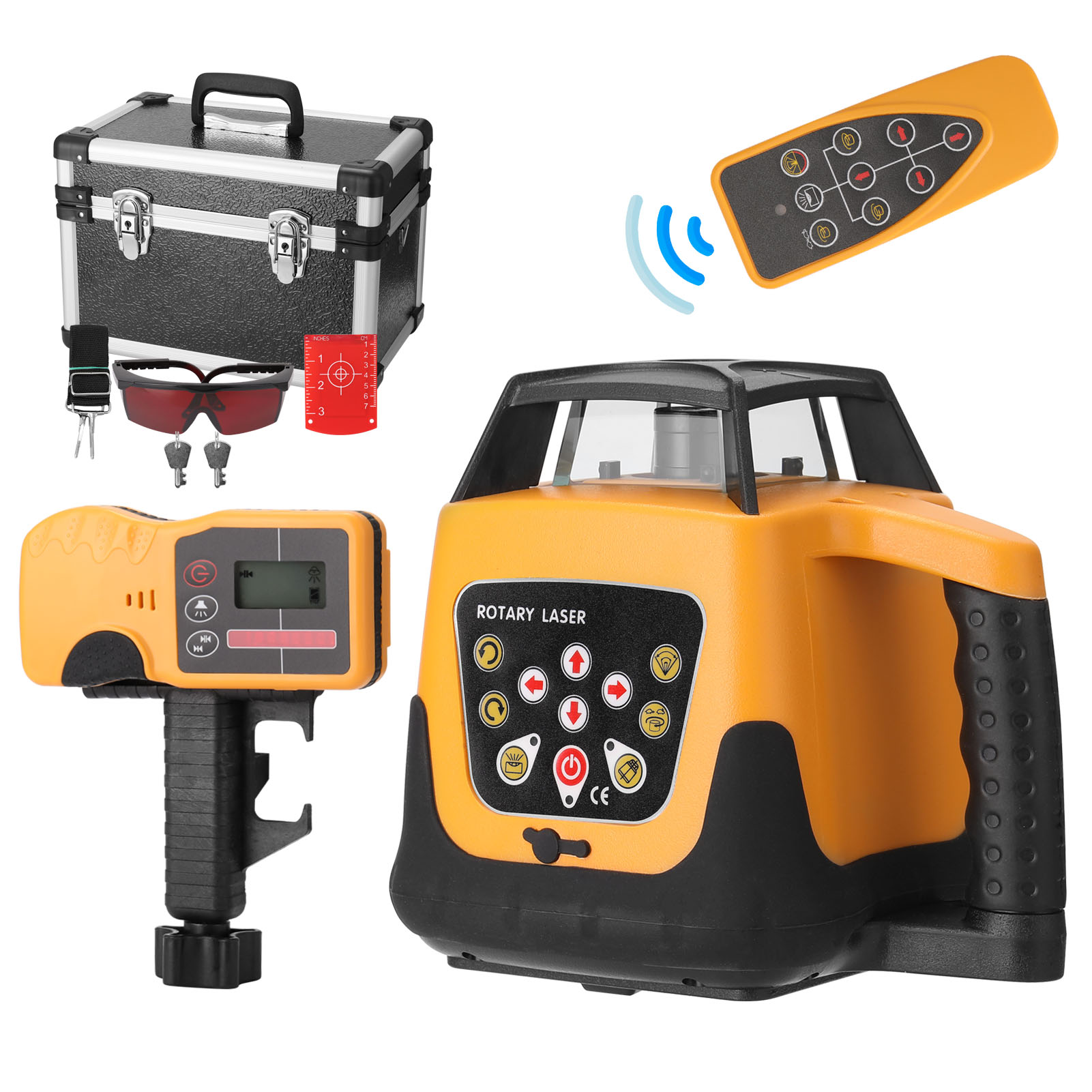 Automatic Self Levelling Machine 635nm Red Laser Line Opeartion Modes Rotating Direction Speed Angle Adjustable Laser Level 500m