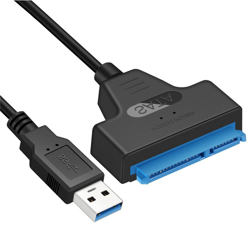Adaptador Sata a Usb 3,0 de hasta 6 Gbps para accesorios para portátiles de 2,5 pulgadas disco duro externo HDD SSD Cable de 22 pines Cables de ordenador
