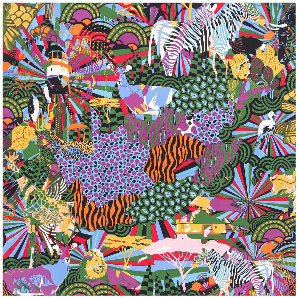 130Cm Merk Vierkante Sjaal Vrouwen 100% Zijden Sjaal 2023 Nieuwe Pashmina Ontwerp Dier Luipaard Zebra Vrouwen Sjaal Bandana Hoofddoek sjaal