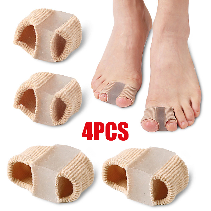 Séparateur d'orteils en Silicone, outils de pédicure, orthopédie des os, correcteur d'oignon, semelles intérieures en Gel pour chaussures (1/2/4 pièces)