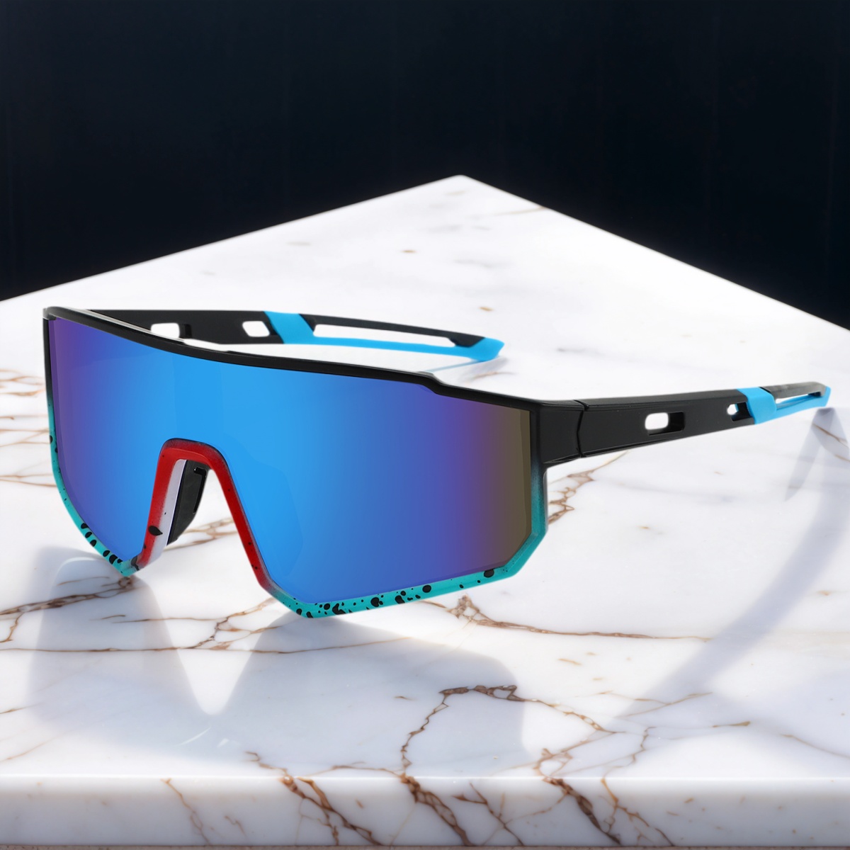 OMEKOL NEW UV400 Sports Cycling Sunglasses Outdoor Sun Glasses Fishing Men Women Eyewear MTB Eyeglasses Bike Bicycle Goggles