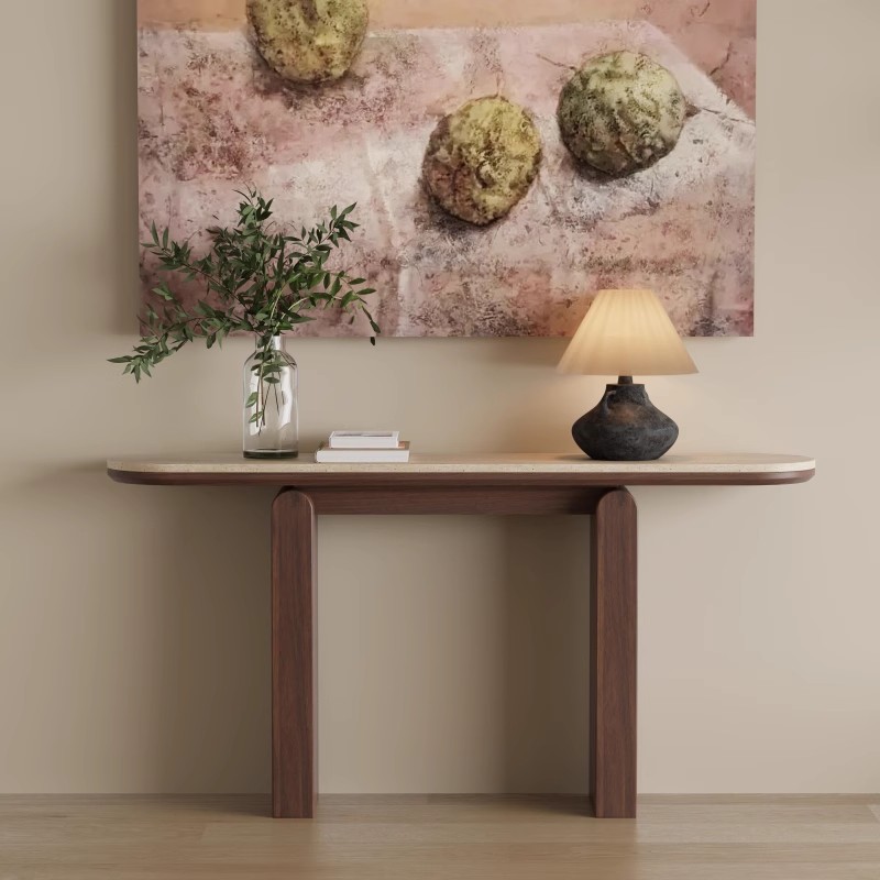 Francuskie przedpokoje Wejścia Stół Luksusowy Styl Boho Design Konsole Łatwe Przechowywanie Konsola Stolik Meble do Salonu