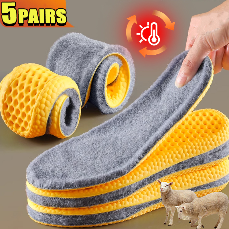 Nuove solette calde in peluche per uomo e donna addensate con peluche solette invernali in cotone di agnello ultra morbide che assorbono il sudore e a prova di odore