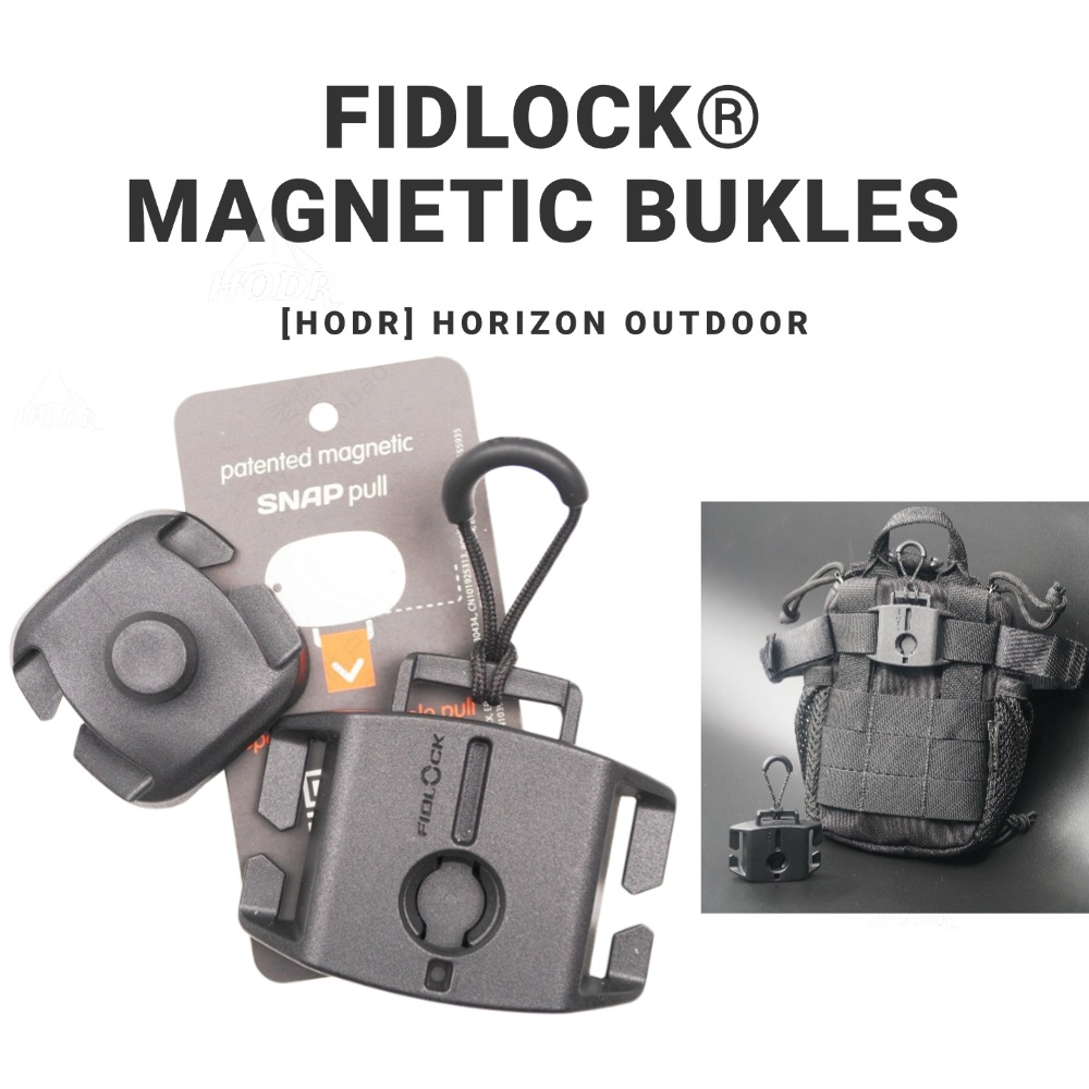 [HODR] FIDLOCK SNAP PULL Fibbia magnetica Clip Molle da 25 mm Sistema tattico con fibbia portante da 15 kg a sgancio rapido