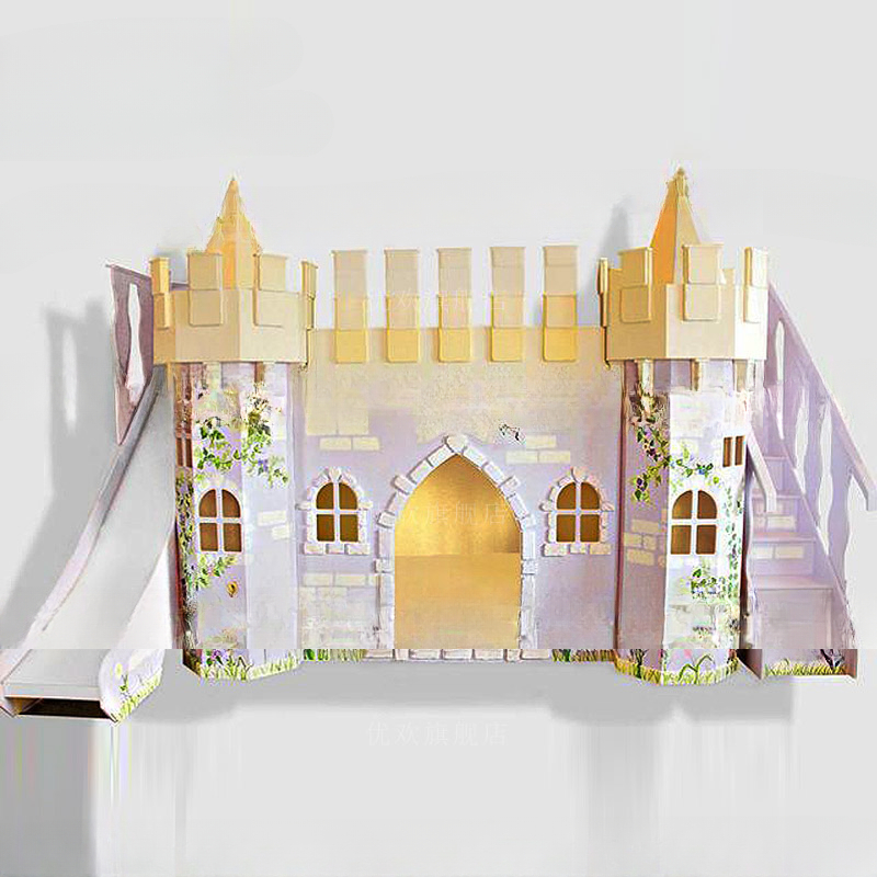 Kinder bett Liebe europäischen Stil Mädchen rosa Fantasie Prinzessin 1,5 Meter