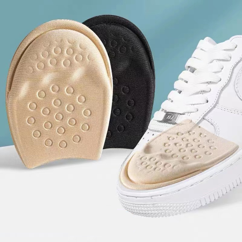 Medias plantillas para zapatos, insertos para el antepié, cojín de suela antideslizante, relleno para reducir el tamaño del zapato, tacones altos, almohadillas para aliviar el dolor
