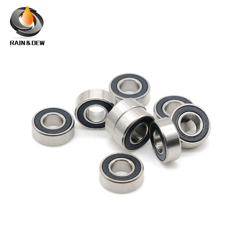 10 SZT. Łożysko ze stali nierdzewnej SMR115RS 5X11X4 ABEC-7, SMR74RS 4x7x2.5, SMR85RS, SMR104RS, SMR128RS, S608RS, S623RS, S6900RS, S683RS