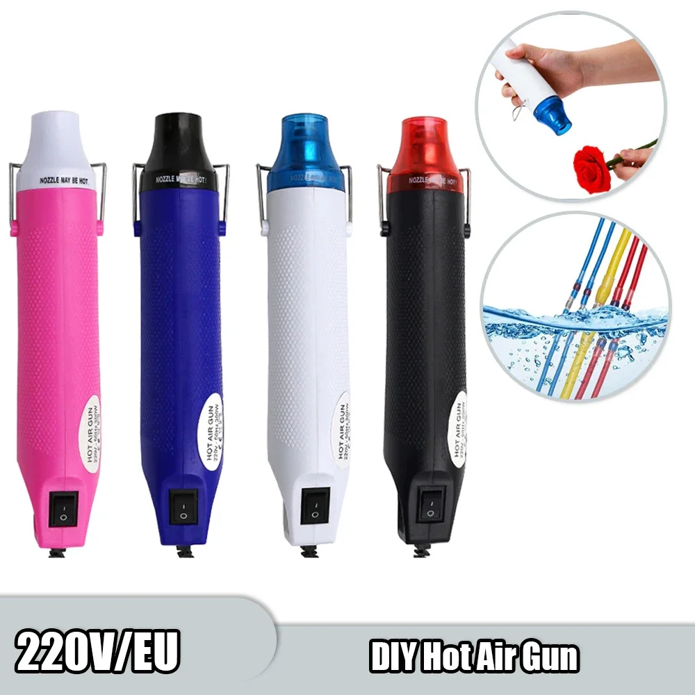 Mini Pistola Ad Aria Calda di Saldatura Temperatura Ventilatore Pistola di Energia Elettrica Asciugatrice A Caldo Pistola di Calore Per Tubi Termoretraibili Auto Wrap Artigianato FAI DA TE 220V