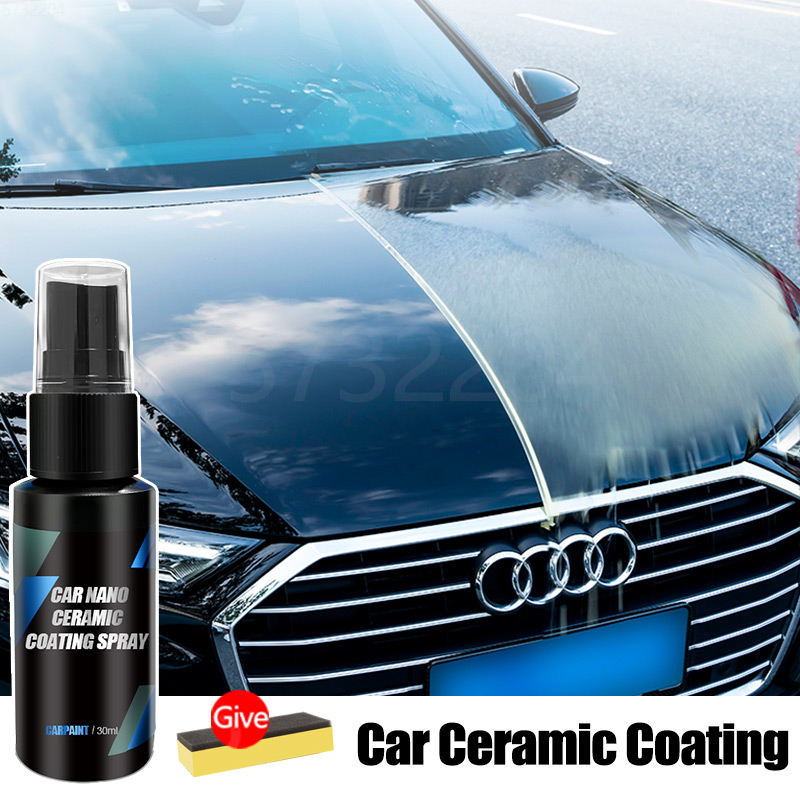 Auto Keramische Coating Voor Autolak Crystal Wax Spray Nano Hydrofobe Vloeistof Polymeer Oleofobe Anti Regen Autoverzorging