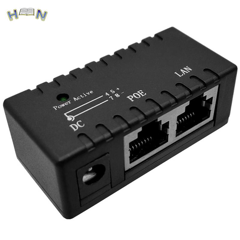 Passive POE injector for IP Camera VoIP Phone Netwrok AP device 12V - 48V