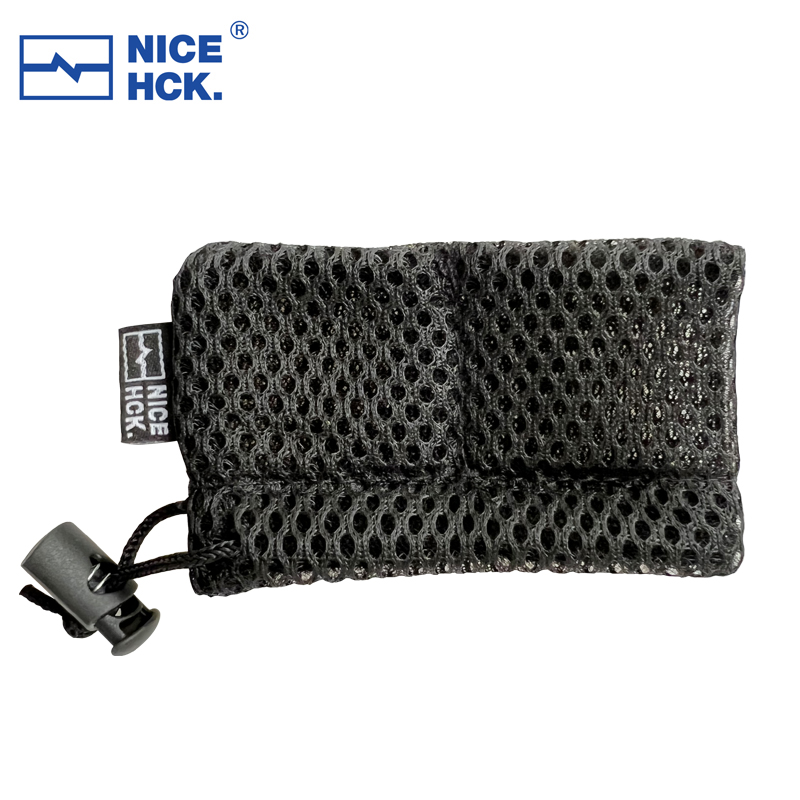 NICEHCK Black HIFI Earphone Mesh Carrying Bag Earbud Protection Pouch Rub Resistance USB Cable Elastic Organizer Accessories
