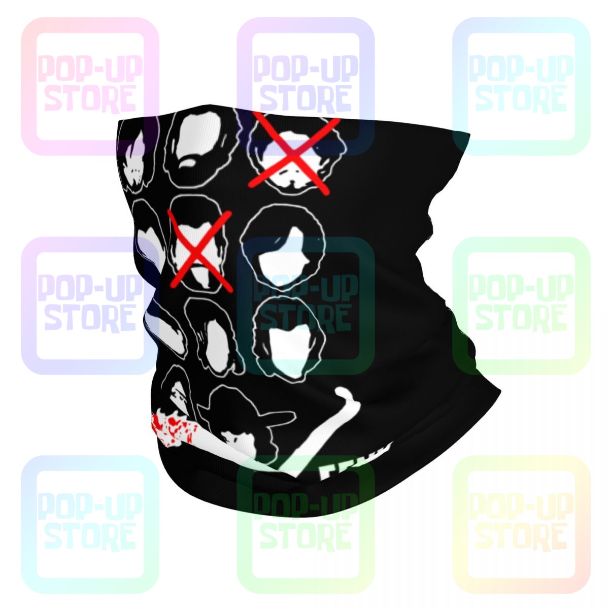 Der wandelnde tote negan eeny meeny miny moe lucille fledermaus hals gamasche bandana schal gesichts maske magischer schal