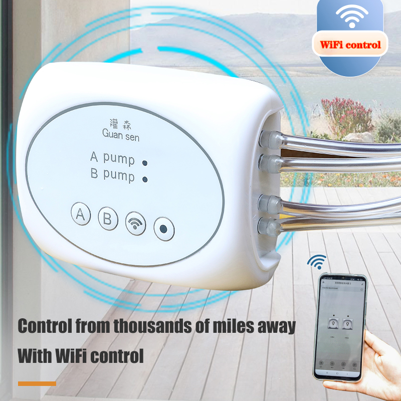 WiFi สมาร์ทสวนชลประทาน Controller โรงงานอัตโนมัติหยดระบบชลประทานชุดโทรศัพท์มือถือควบคุมรดน้ําจับเวลาอุปกรณ์