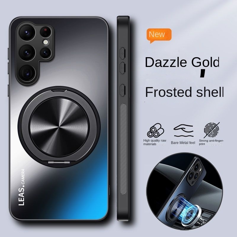 Custodia per Samsung Galaxy S25 S26 Ultra S24 FE S23 S22 s21 Ultra S10 Plus S10e AG Anello opaco Cover posteriore magnetica Paraurti antiurto