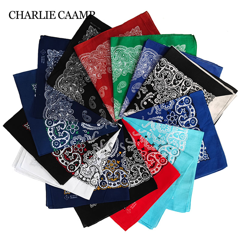 Moda Hip Hop algodón cuadrado cuello bufanda anacardo estampado de Cachemira pañuelos pañuelo mujeres diadema Unisex hombres máscara pañuelo regalo
