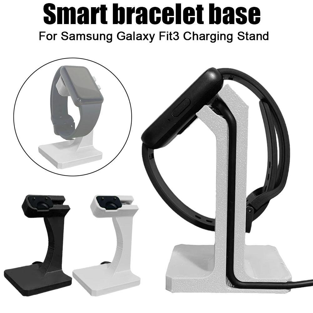 Dasar Dok pengisian untuk Samsung Galaxy Fit 3 3D pencetakan gelang jam tangan pemegang pengisi daya dudukan penyimpanan untuk Galaxy Fit3