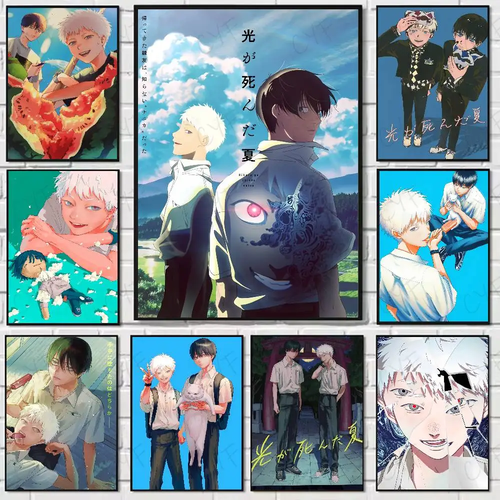 Anime The S-Summer Hikaru Died Poster High Quality Dorm Living Room Aesthetic Wall Decoration Painting Stickers Gift