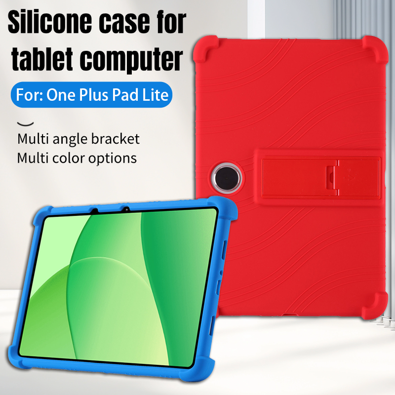 Adecuado para One Plus Pad Lite funda protectora para tableta de 11 pulgadas, anticaída, soporte ajustable engrosado en varios colores
