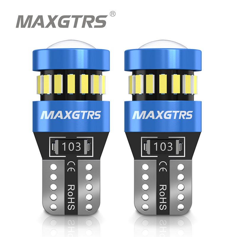2PCS T10 W5W Żarówki LED Czerwone Canbus 194 168 LED Żółte światło samochodowe Wnętrze drzwi do czytania Lampka tablicy rejestracyjnej bagażnika 6500K
