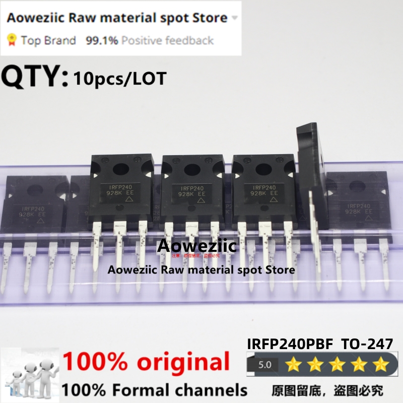 Aowaziic 2018 + 100% nuovo importato originale muslimyirfp9240 IRFP240PBF IRFP240TO-247 tubo ad effetto di campo P groove 200V 12A /20A