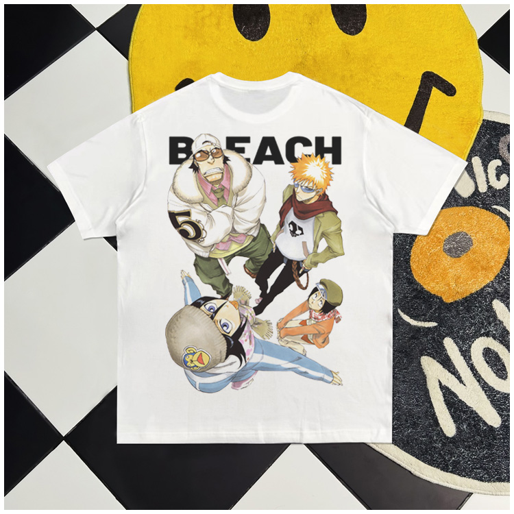 Death God 2025 temps plein lourd chaud et confortable 100% coton Anime vêtements Vintage surdimensionné Streetwear graphique hauts t-shirts