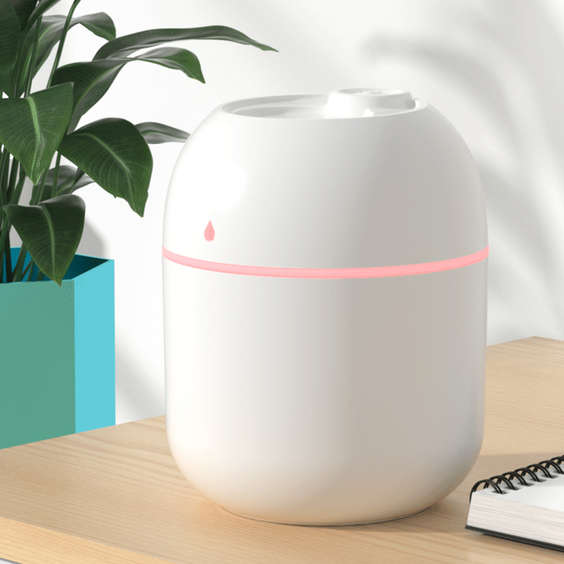 แบบพกพา Water Drop Humidifier สีขาว USB เดสก์ท็อปในร่ม Air Atomization Humidifier ในครัวเรือน Mute สเปรย์ขนาดใหญ่ Humidifier