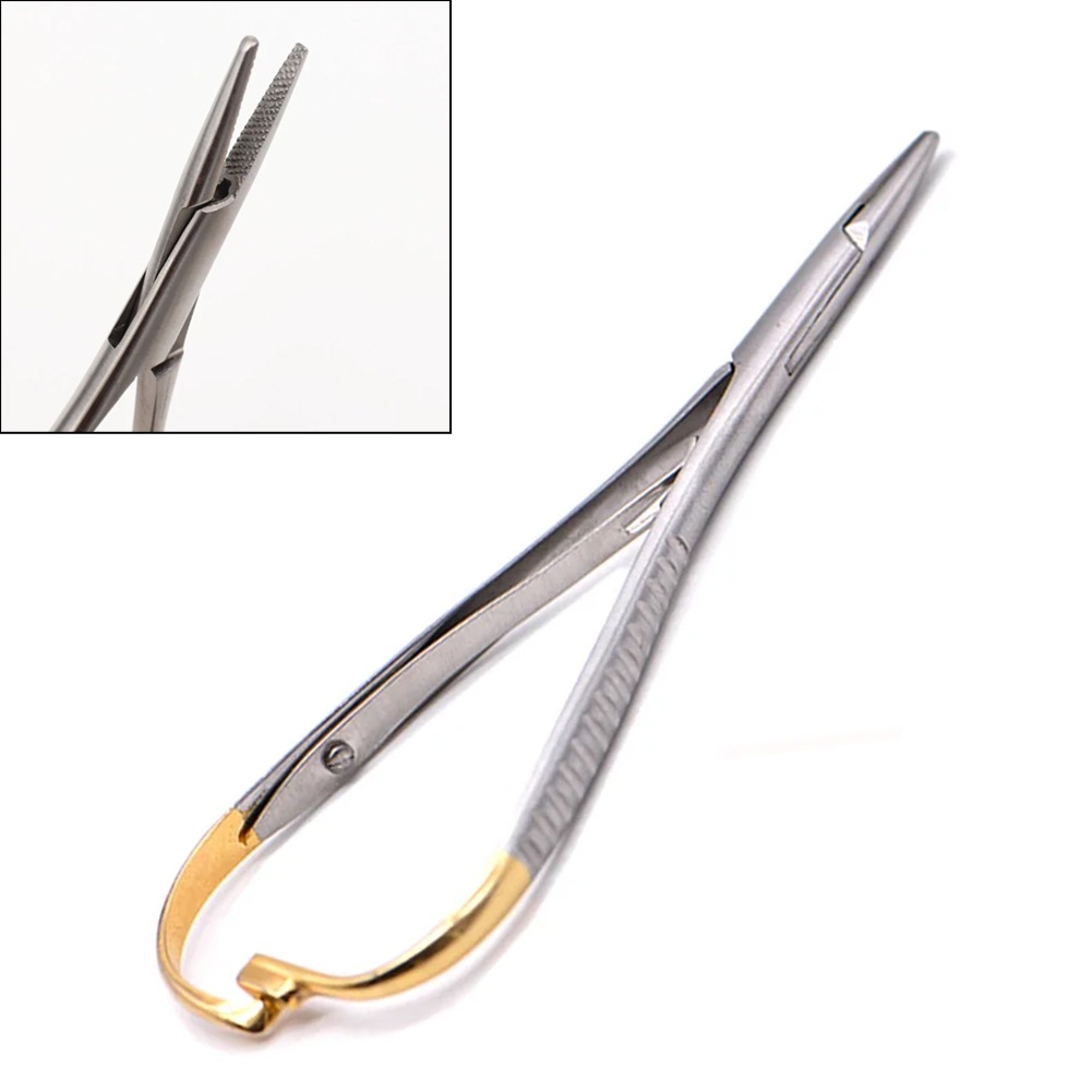 Tandheelkundige Naaldhouder Pincet Orthodontisch Instrument Roestvrij Staal Mathieu Naaldhouder Gereedschap Tandheelkunde Instrument