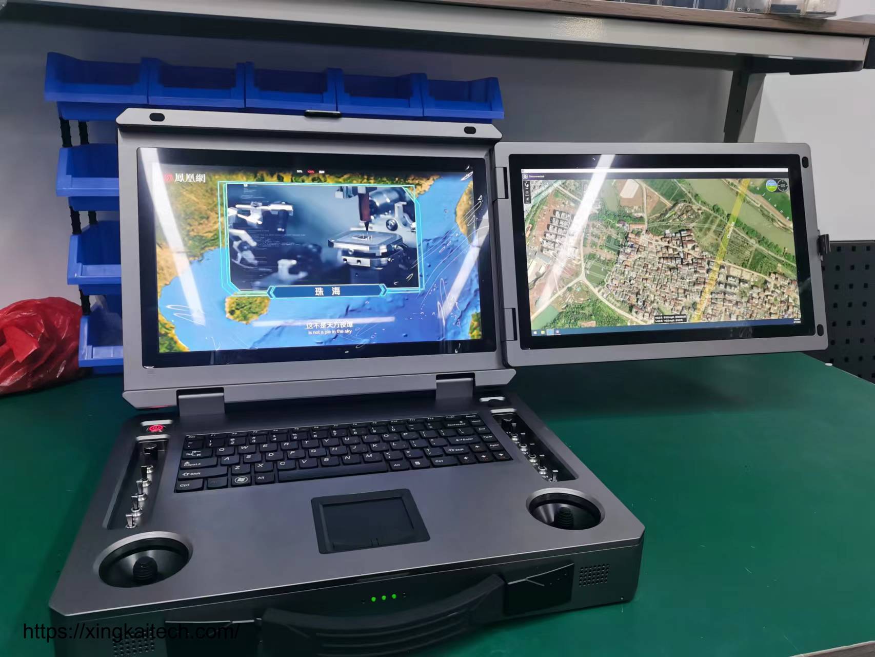 15.6Inch FHD Display Integrated Link Remote Control System Definition Transmitter HD Display Drone Remote Control Flight Control