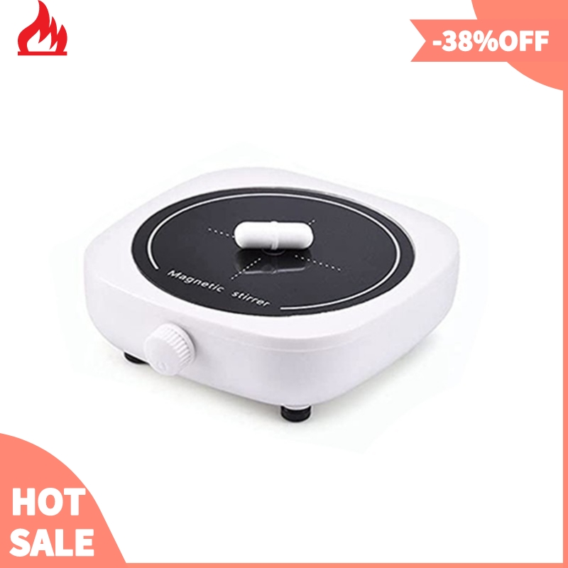 Agitador magnético Mini mezclador agitador de laboratorio placa agitadora portátil con barra agitadora 2L 4000RPM para laboratorio (enchufe UE/EE. UU./Reino Unido)