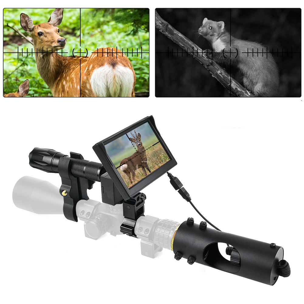 Lunette de Vision nocturne lunette de chasse optique vue tactique 850nm infrarouge LED IR étanche Vision nocturne caméra de chasse