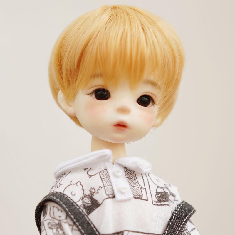 Nova chegada 1/3 1/4 1/6 1/8 de alta temperatura bonito estilo curto fio bjd peruca cabelo sd