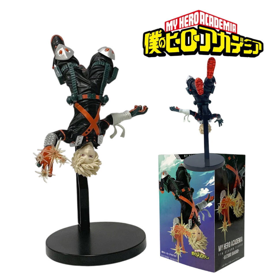 22cm meu herói academia anime periférico herói bakugou katsuki figuras de ação pvc modelo decoração estátua colecionável brinquedo presente natal