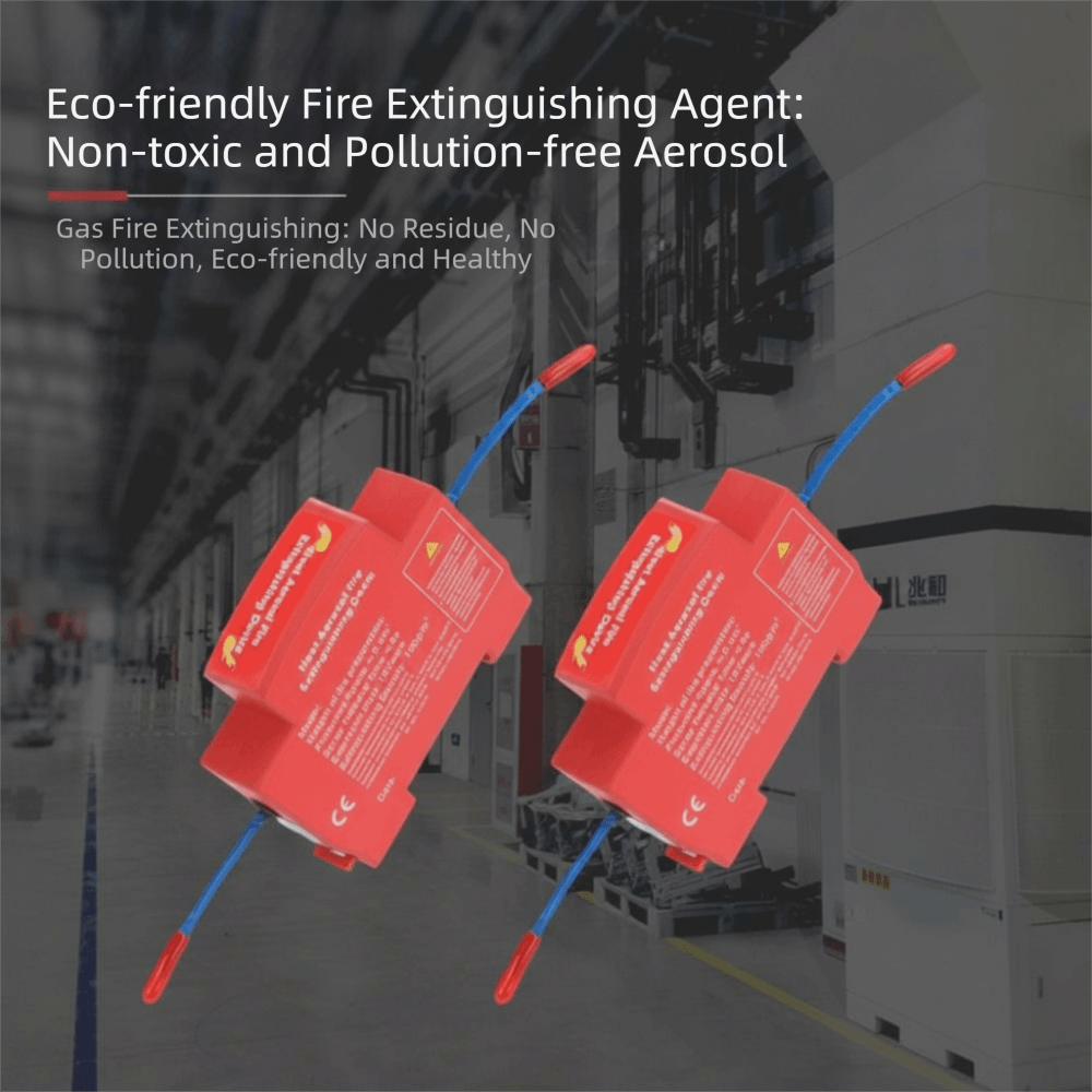 Dual-Line Design Flame Retardant Device Flame Retardant Non Pollution Fire Extinguishing Device DIN Rail Mount