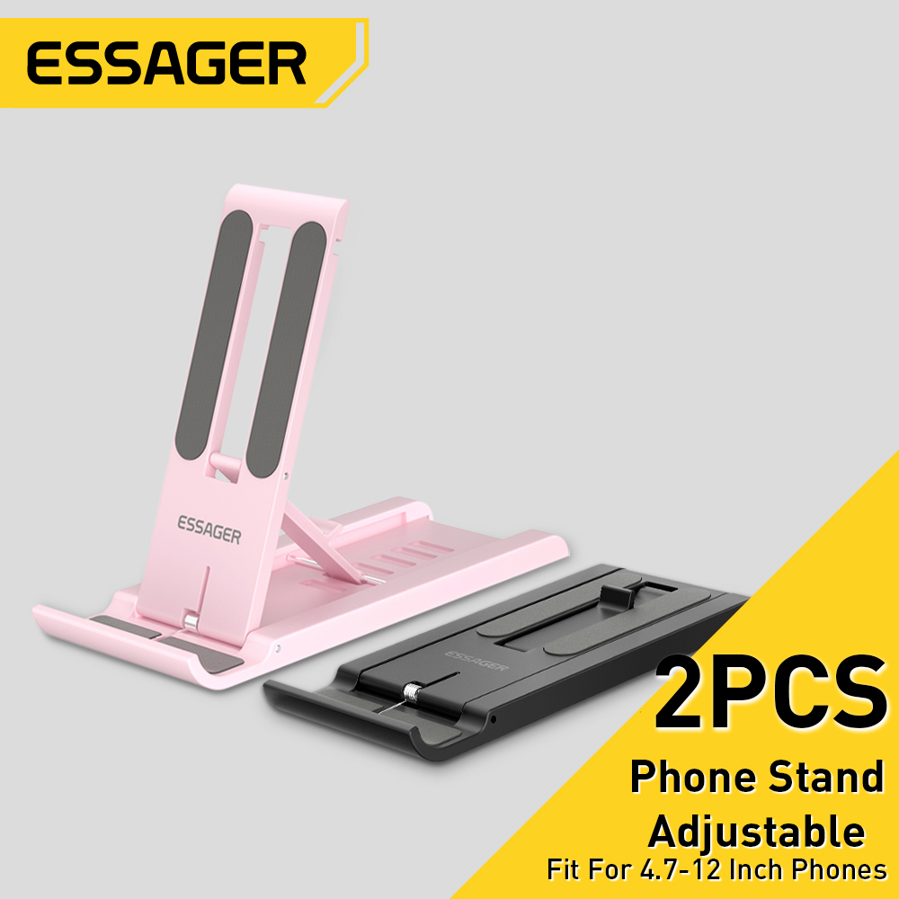 Essager Opvouwbare Desktop Houder Draagbare Mini Mobiele Telefoon Stand Voor iPhone 13 Pro Max iPad Xiaomi Bureau Beugel Draagbare Stand