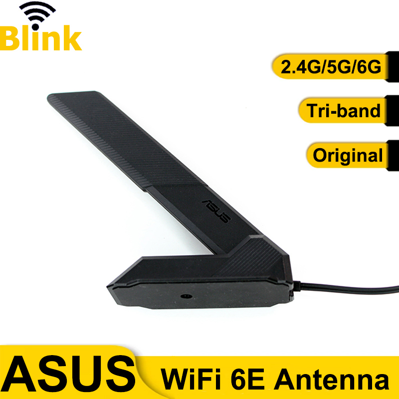 Оригинальная антенна ASUS WiFi6e 2,4G 5G 6G, трехдиапазонная двойная RP-SMA для Z690 M13H, материнская плата AX200/201/210/211, беспроводная сетевая карта