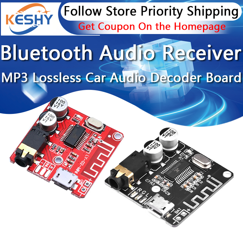 1-10 шт. DIY Bluetooth аудио приемник плата Bluetooth 5,0 MP3 без потерь автомобильный аудио декодер плата беспроводной стерео музыкальный модуль XY-BT