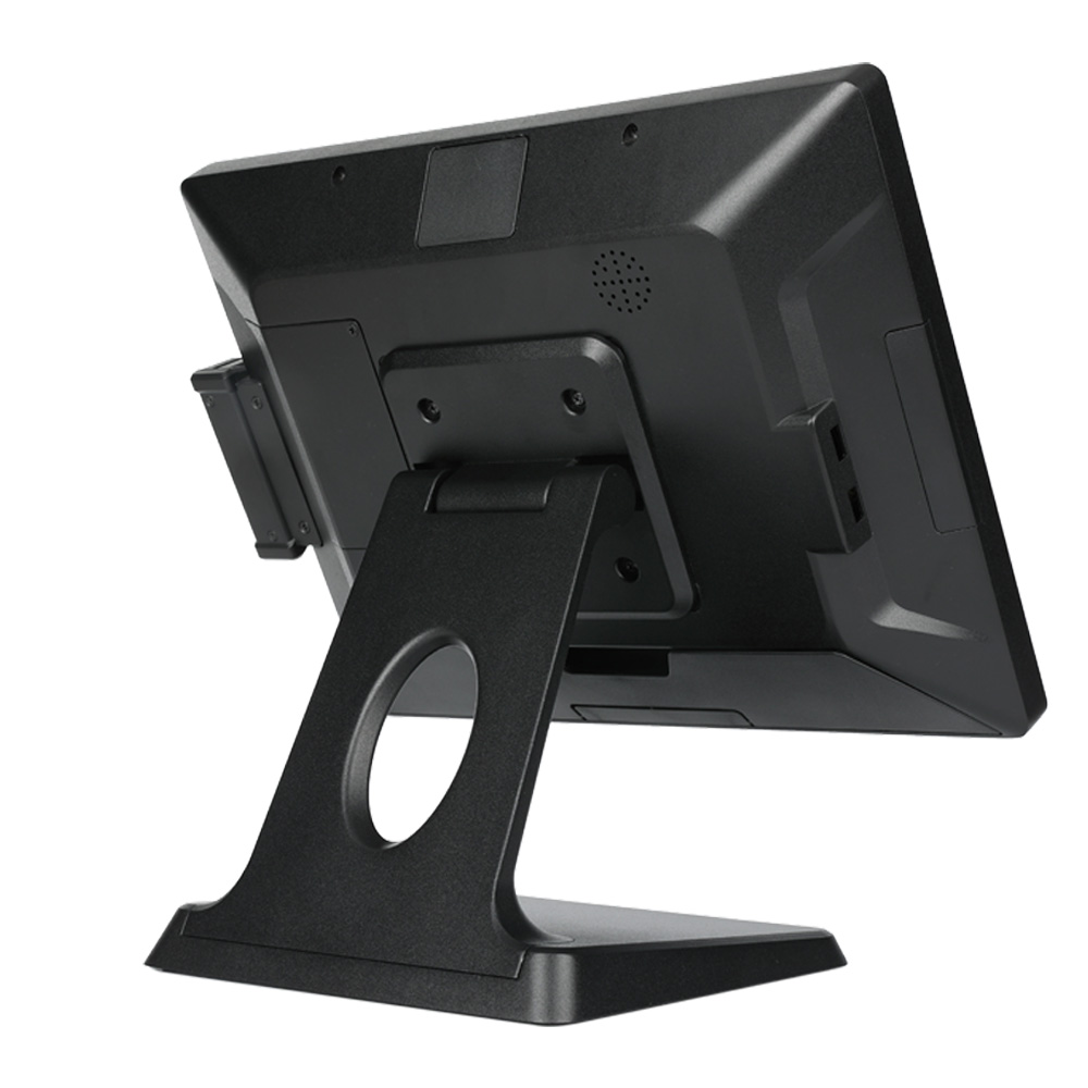 15" Handle Duo Screen Touch Cash Drawer Pos Cashier Pos Cash Register With Scanner Register Machines Electronic Cash Register
