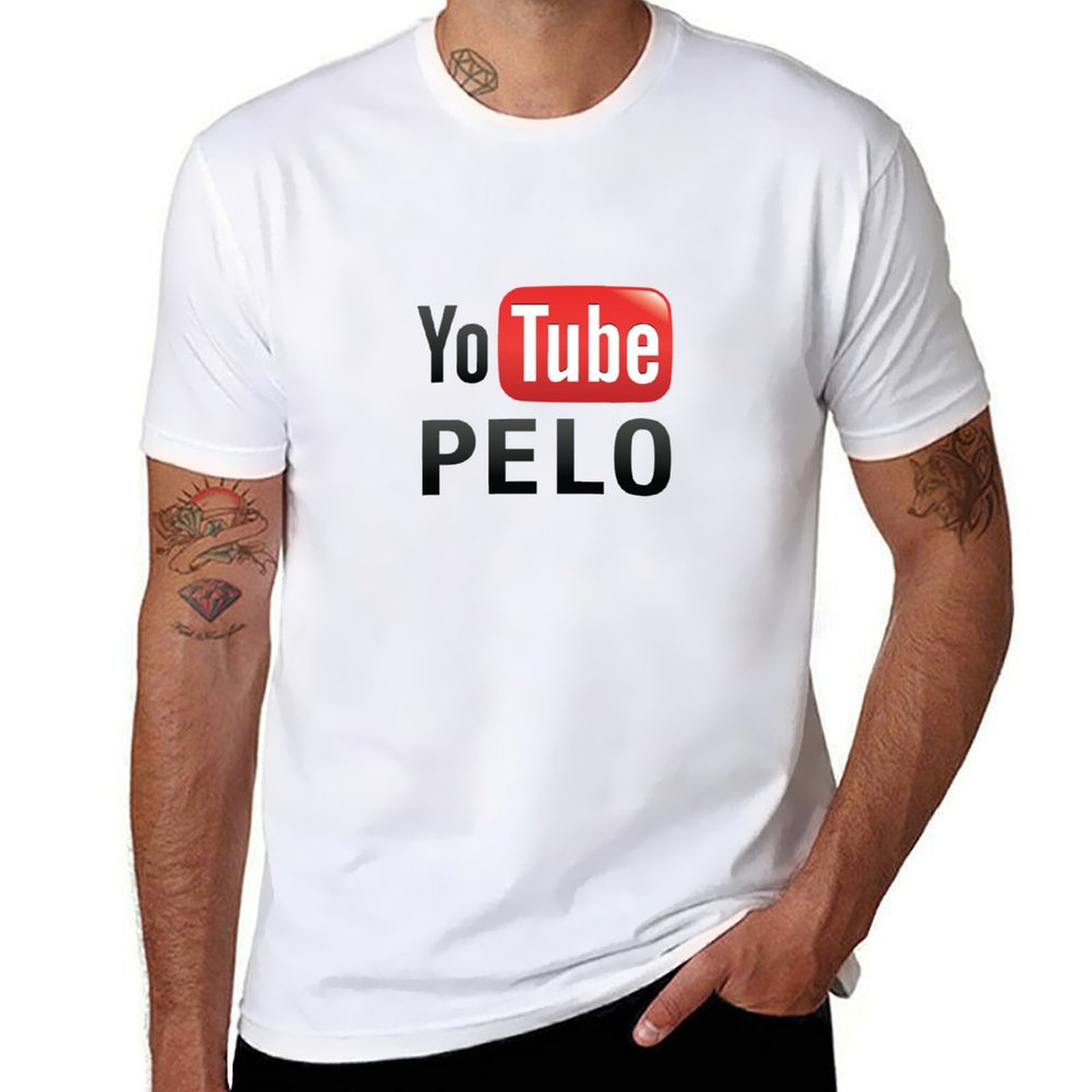 T-Shirt in Übergröße – T-Shirts, Pelo-Anime-Shirts, Yo-Tube-Design, lustiger Latino-Mann für Anime